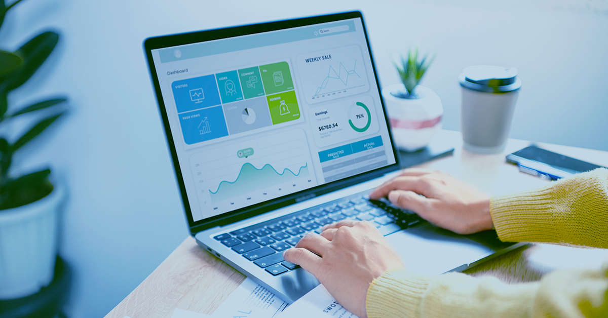 A Dashboard showing pertinent metrics for a successful internal business control - Scrubbed