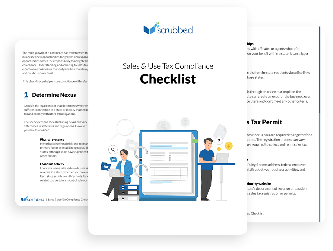 eCommerce Sales and Use Tax Compliance Checklist