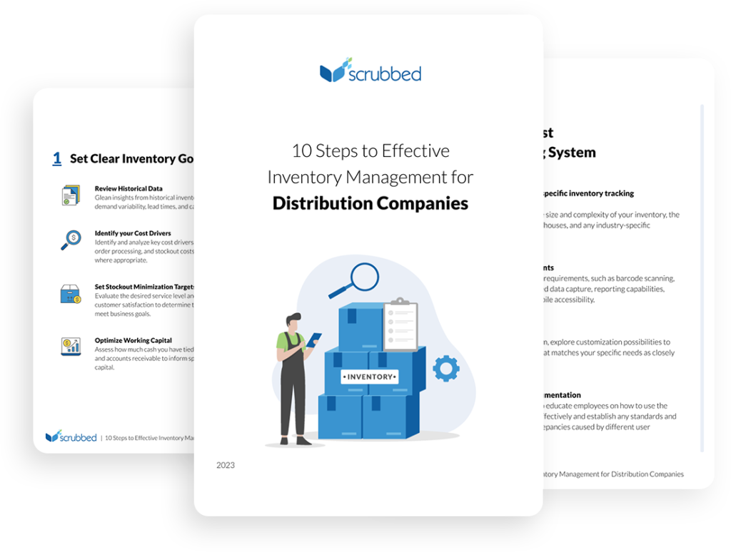 10 Steps to Effective Inventory Management for Distribution Companies Guide Preview - Scrubbed