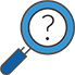 Magnifying glass icon - Scrubbed