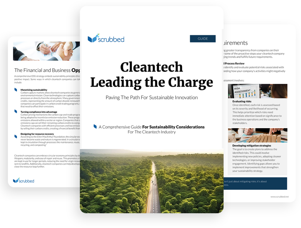 Cleantech Leading The Charge - Scrubbed