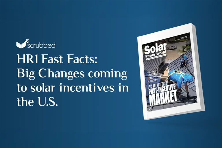 HR1 Facts: Big Changes coming to solar incentives in the U.S.